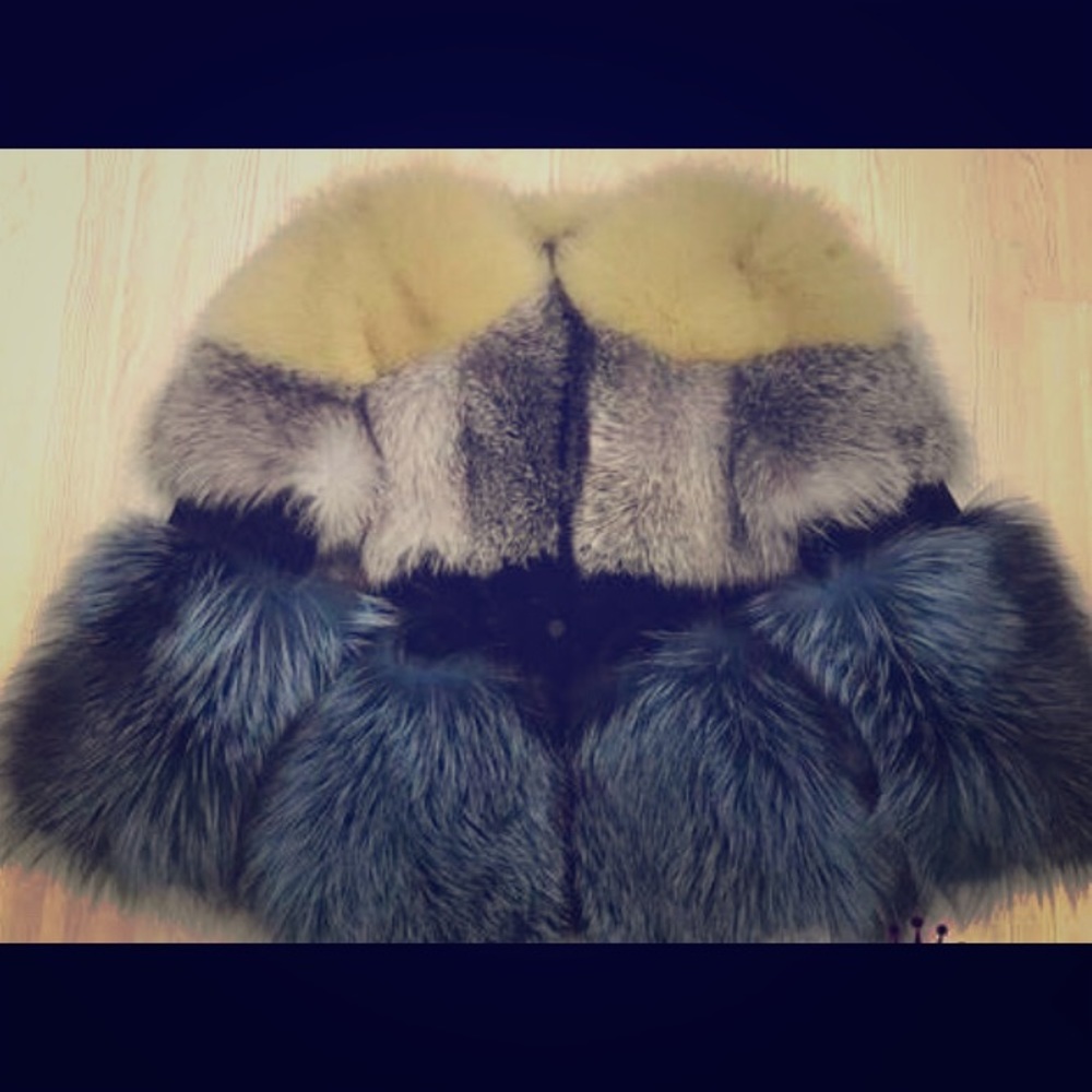 Stunning mix fur coat